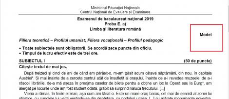 Subiecte BAC Toamnă 2019 Limba Română: ce pică la profil Umanist