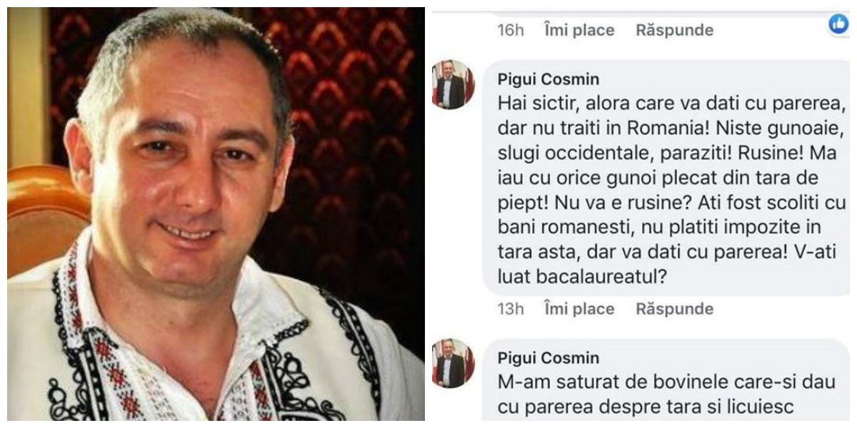 Cum se apără un primar din Gorj care a numit rom&acirc;nii din Diaspora &rdquo;gunoaie, slugi occidentale, paraziți&rdquo;: &rdquo;E cont fals!&rdquo;
