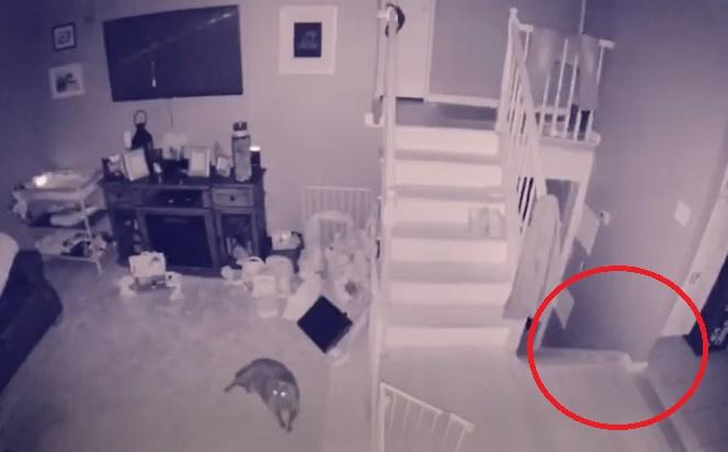 Bărbatul și-a instalat o cameră video &icirc;n sufragerie, dar a trăit un șoc! Ce fenomen paranormal a surprins (VIDEO)
