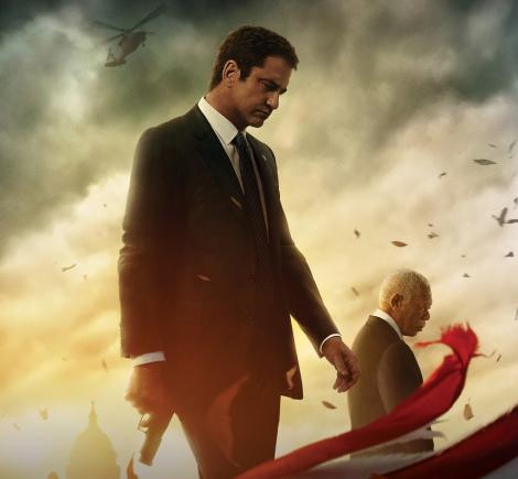 Filmul de acţiune „Angel Has Fallen”, cu Gerard Butler şi Morgan Freeman, debut în fruntea box office-ului nord-american