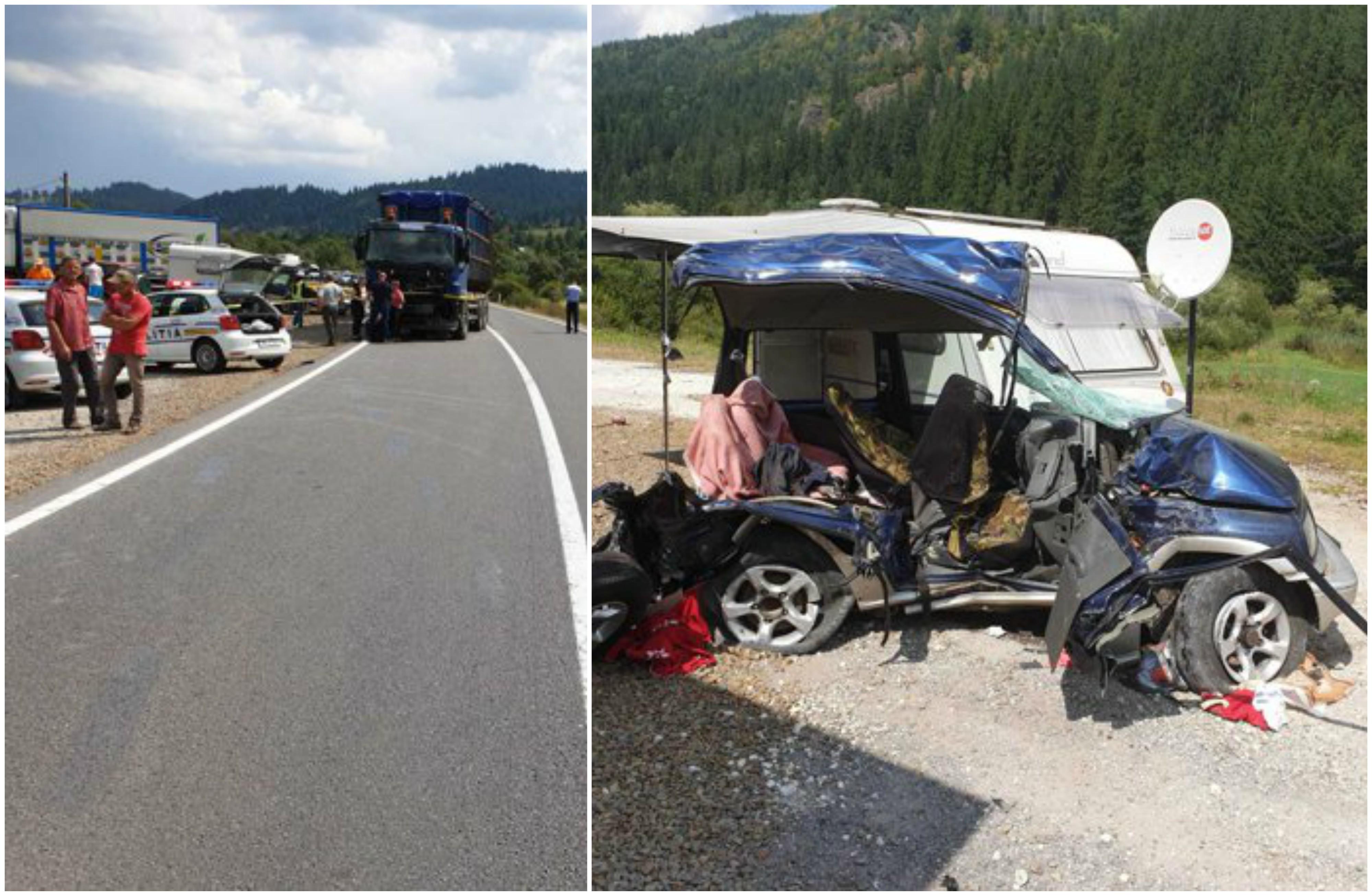Accident cumplit &icirc;n Mureş, &icirc;ntre un TIR și un autoturism! Un copil și doi adulți au murit
