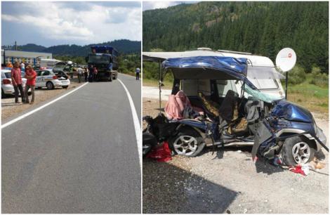 Accident cumplit în Mureş, între un TIR și un autoturism! Un copil și doi adulți au murit