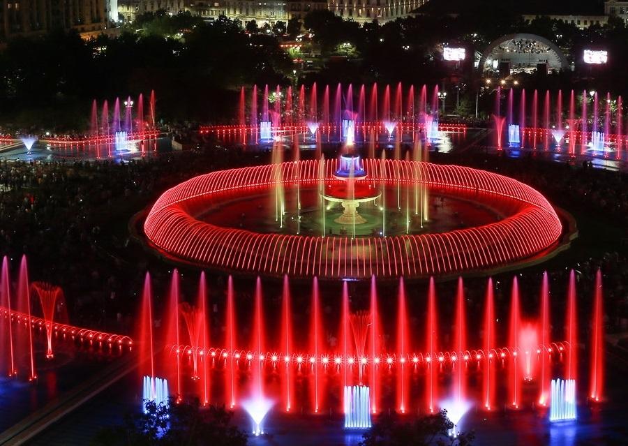 F&acirc;nt&acirc;nile din Piaţa Unirii din București au fost omologate şi incluse &icirc;n Cartea Recordurilor