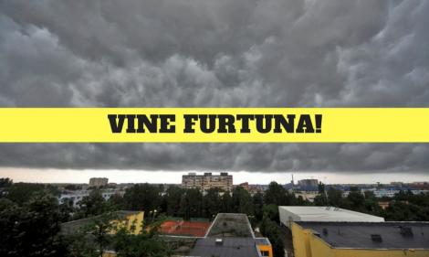 România, lovită de furtuni! Județele în vare va ploua torențial și se va semnala grindină, în următoarele ore