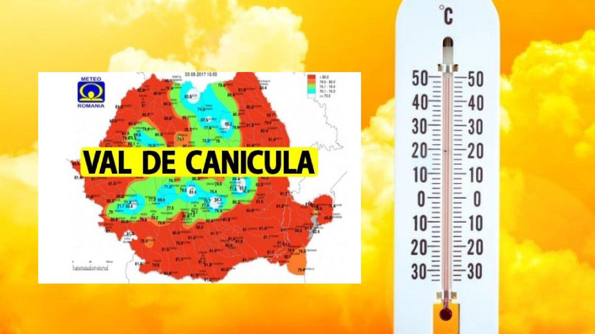 ANM: val de caniculă &icirc;n weekend. Temperaturi de 37 de grade la umbră