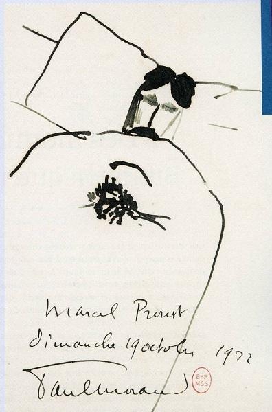 Marcel Proust a c&acirc;ştigat premiul Goncourt acum 100 de ani. Două desene inedite, expuse la Paris