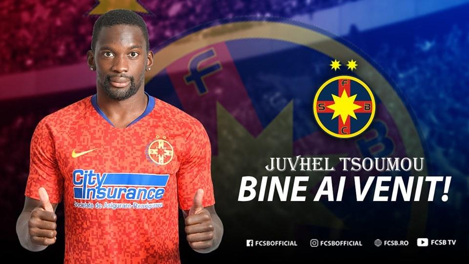 FCSB l-a achiziţionat pe Juvhel Tsoumou