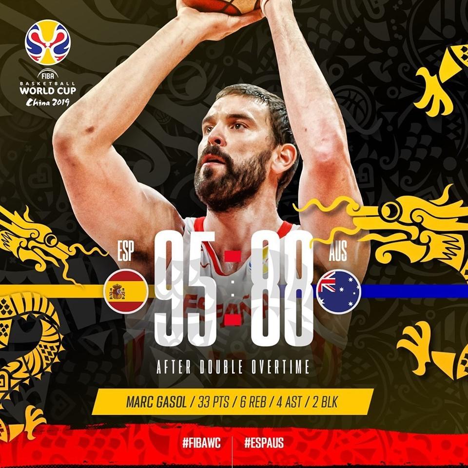 Spania, prima finalistă a Cupei Mondiale de baschet masculin, din China; SUA va juca pentru locurile 7-8