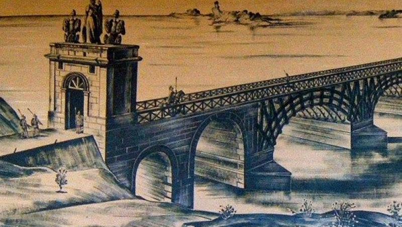 Cel mai lung pod al Antichității s-a aflat în Oltenia! Măsura 2.437 de metri și se ridica la 10 metri deasupra Dunării!