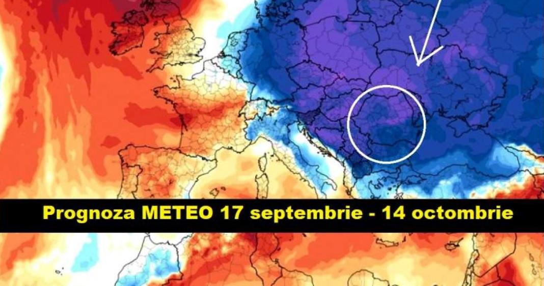 Schimbări radicale anunțate de ANM. Prognoza meteo actualizată p&acirc;nă pe 14 octombrie