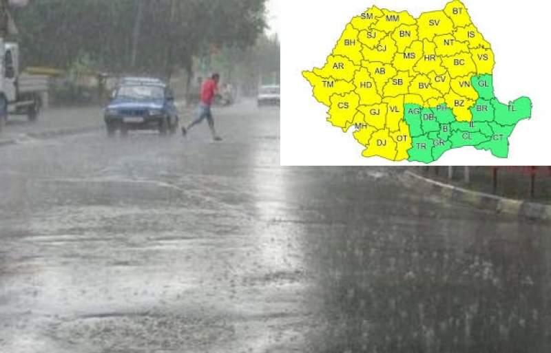 Ploi și temperaturi mici săptăm&acirc;na asta! Vremea 23-29 septembrie 2019
