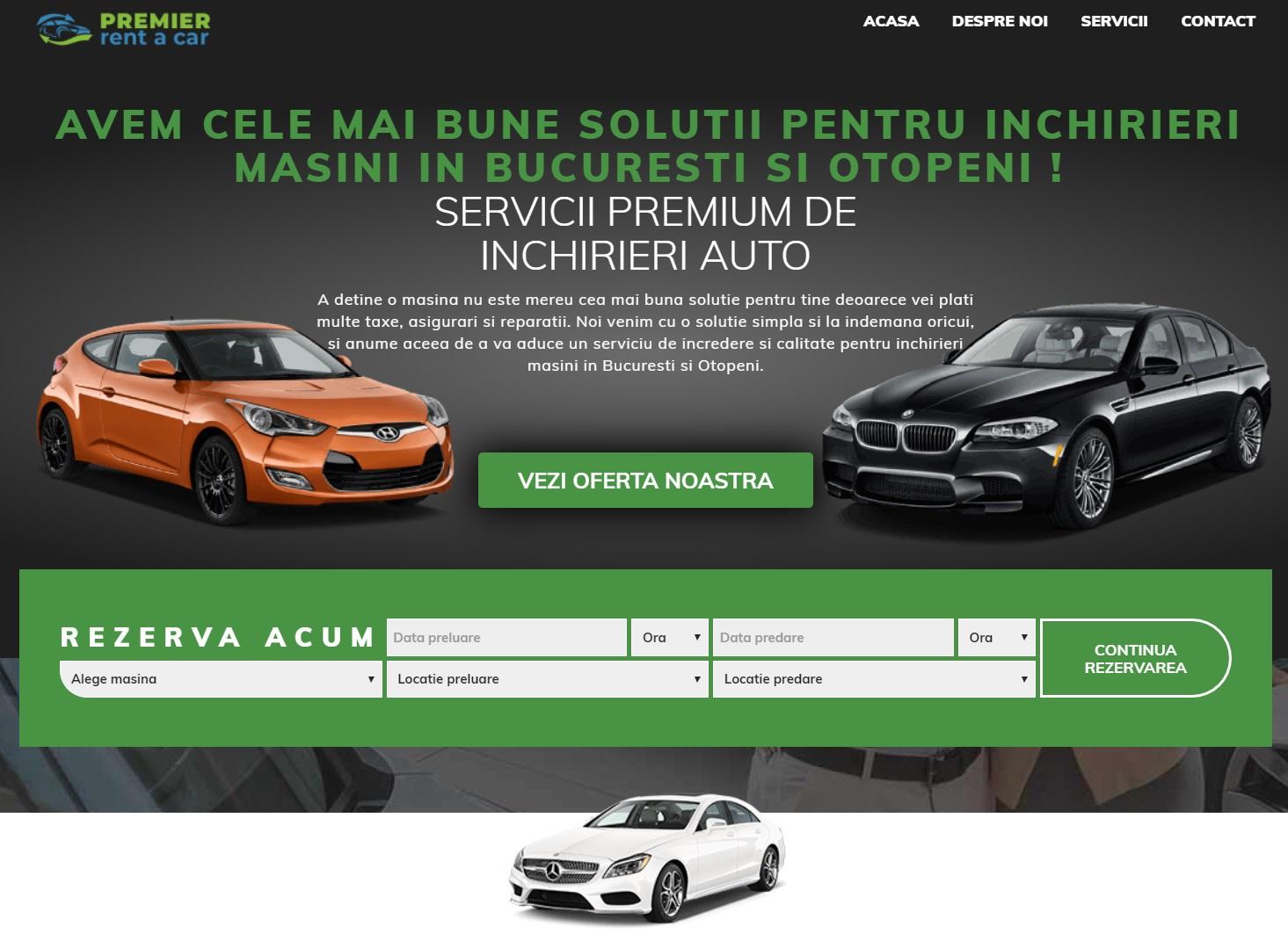 Ce soluții închirieri auto găsiți la www.premierrentacar.ro?