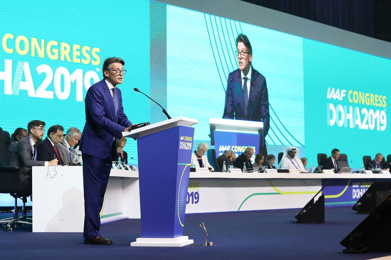 Sebastian Coe a fost reales la conducerea IAAF