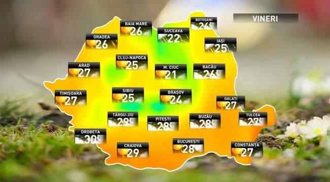 Se &icirc;ntoarce vara! ANM anunță că vremea se &icirc;ncălzește considerabil: Vor fi peste 28 de grade și soare