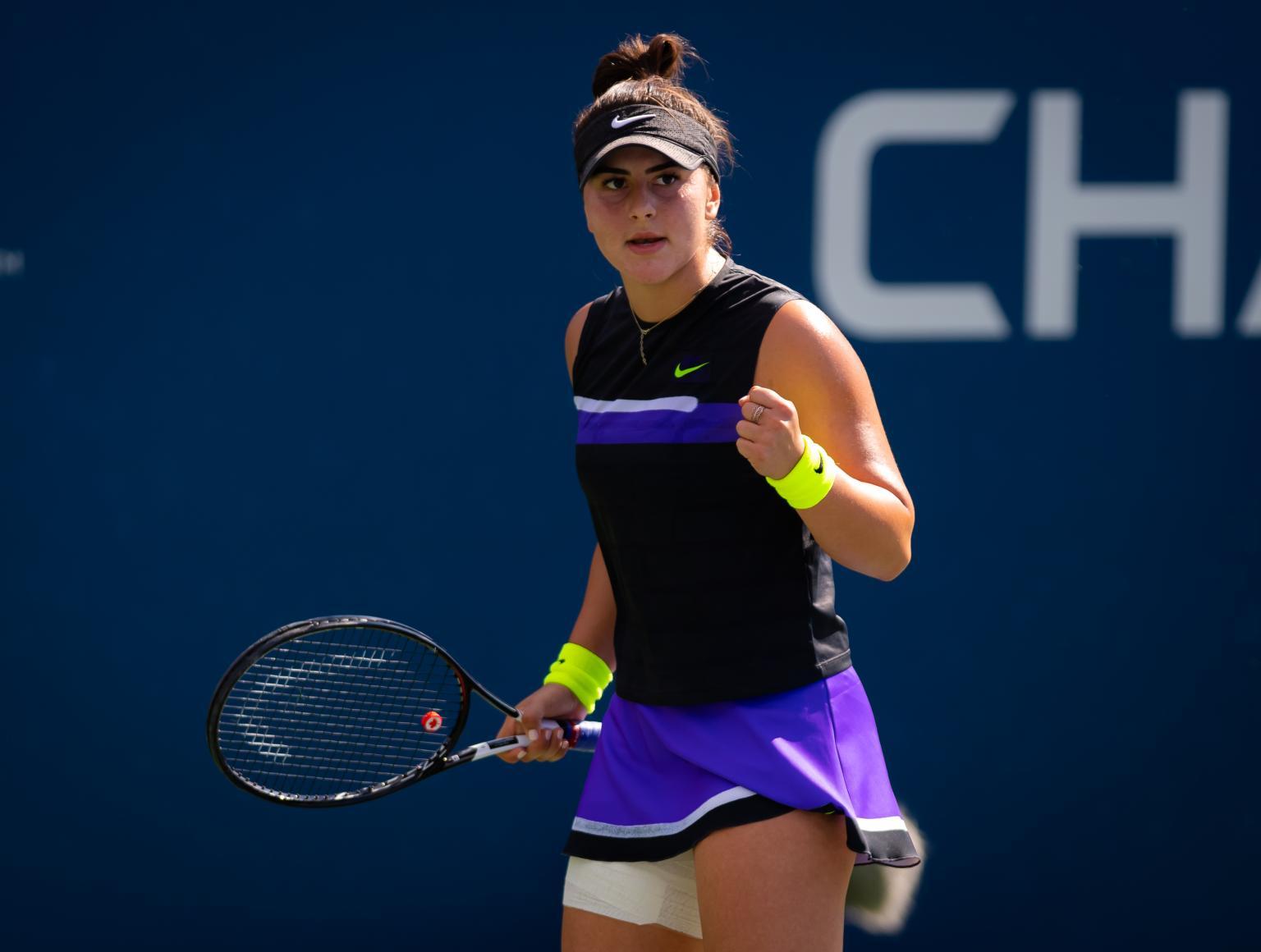 Bianca Andreescu a invins-o pe Taylor Townsend cu 6-1, 4-6, 6-2 in optimi la US Open 2019