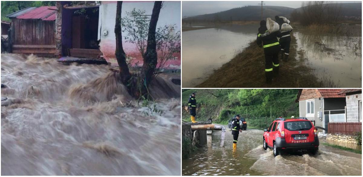 Se &icirc;ntorc inundațiile! Șase județe sunt sub cod galben, &icirc;n următoarele ore. Oamenii trebuie să se pregătească pentru ce-i mai rău