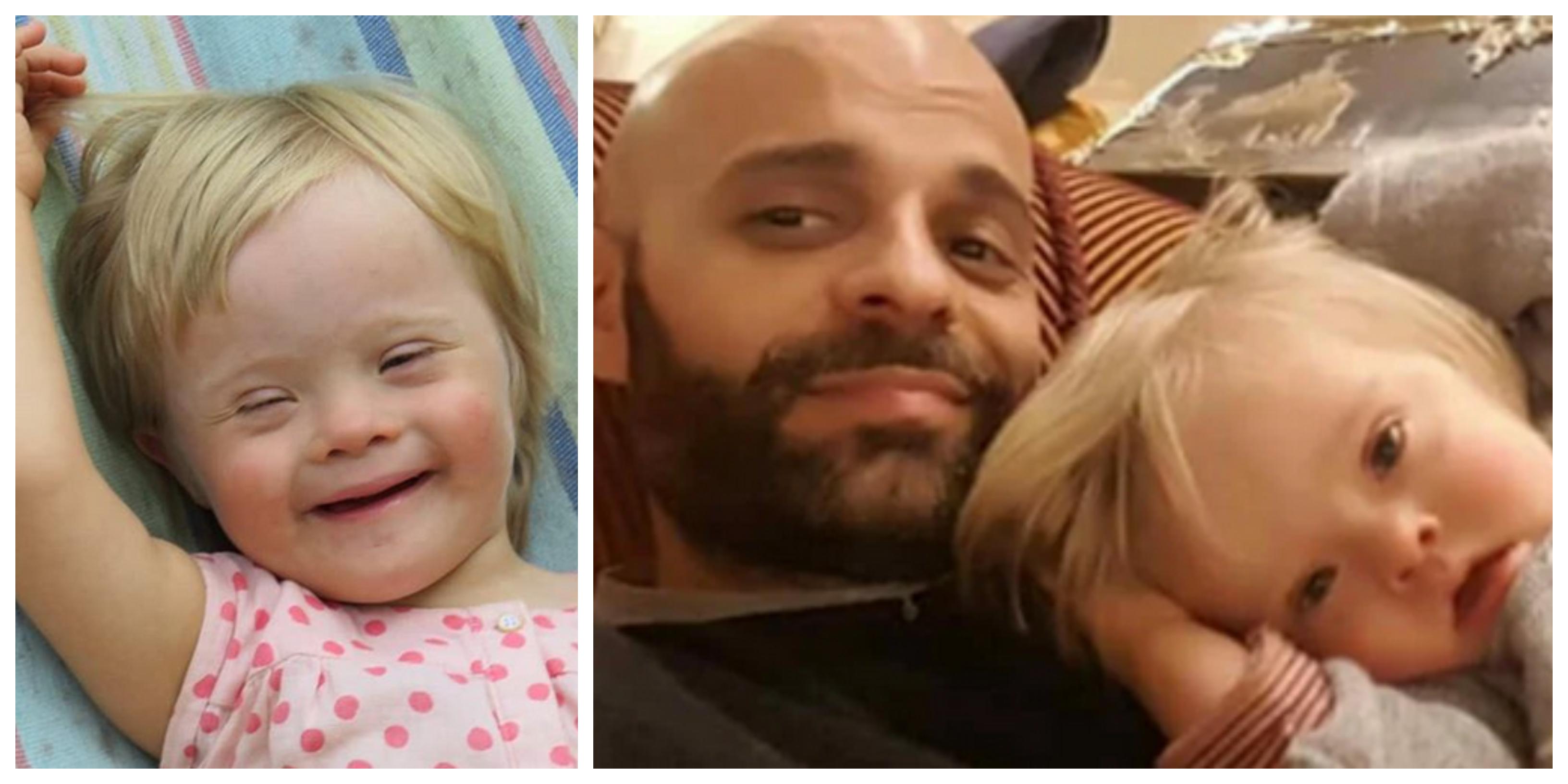 O fetiță cu sindrom Down a fost adoptată de un tată singur după ce a fost respinsă de 20 de familii