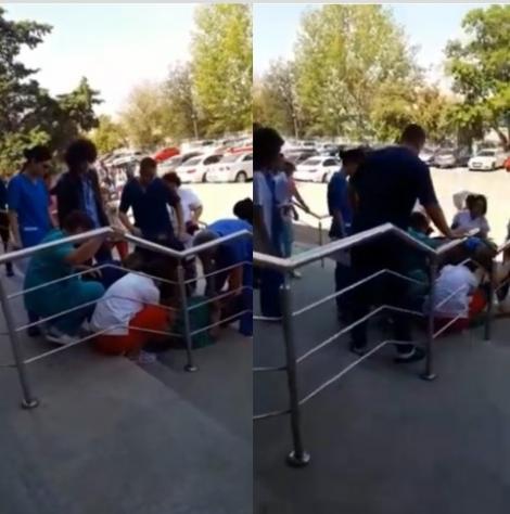VIDEO - Un bărbat a murit pe scările Spitalului de Urgenţă din Craiova după ce a fost externat: „Nu cred că este responsabil cineva pentru că a fost externat“