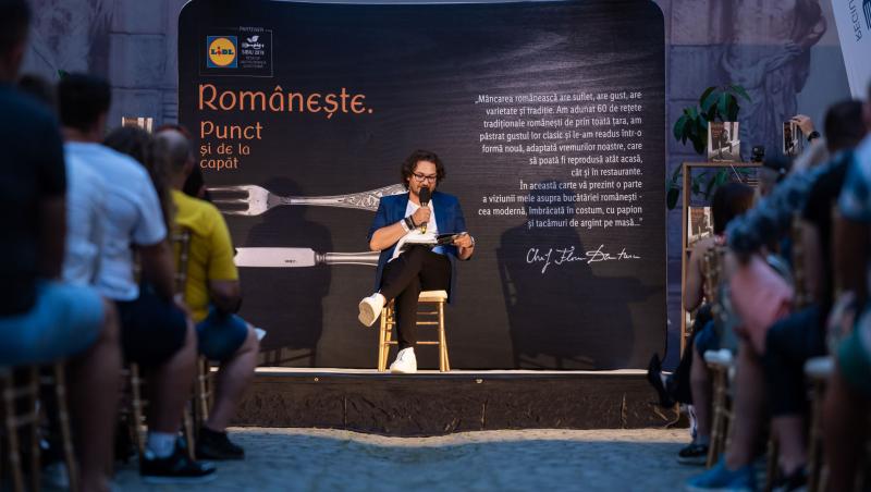 Chef Florin Dumitrescu a lansat cartea „Românește. Punct și de la capăt”, o dublă premieră pentru gastronomia românească