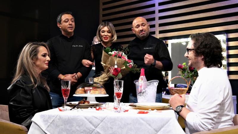 Gest romantic pentru soția lui chef Florin Dumitrescu, pe platoul Chefi la cuțite