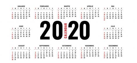 Câte zile libere vor avea românii în 2020. Calendarul sărbătorilor legale de anul acesta