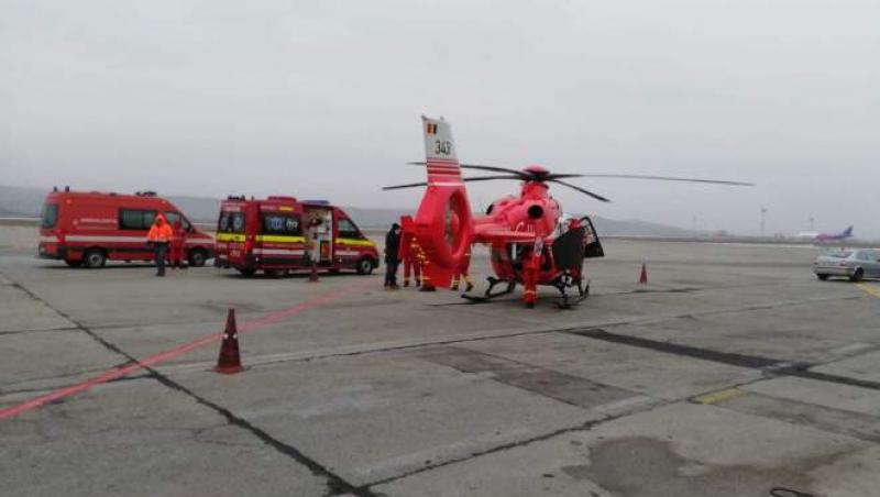 Elicopter SMURD, la un pas de tragedie din cauza unei defecțiuni tehnice