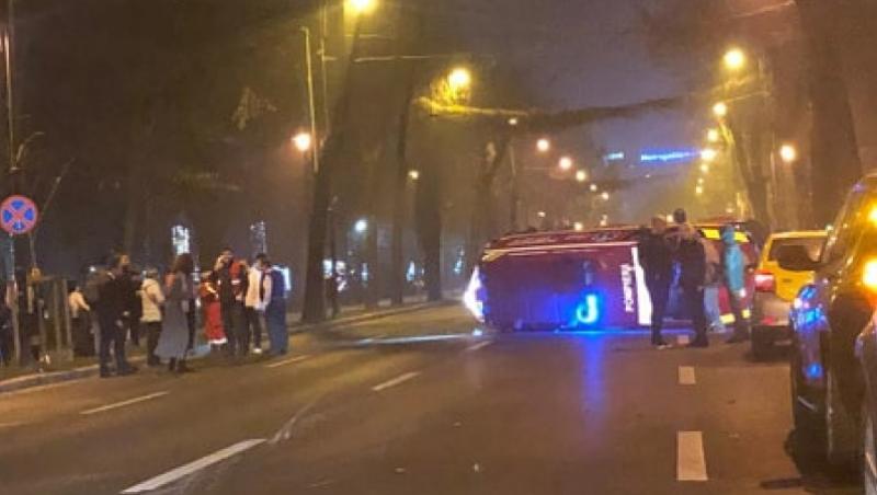 Accident în București, pe Bulevardul Kiseleff.
