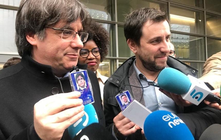 Liderii separatişti catalani Carles Puigdemont şi Antoni Comin şi-au prelua locurile &icirc;n Parlamentul European