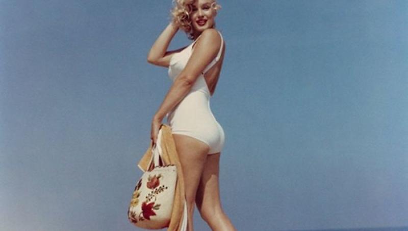 Cum arăta o zeiță a frumuseții în anii '50. Marilyn Monroe avea celulită, dar nimeni n-o blama: Imagini cu ea, la plajă