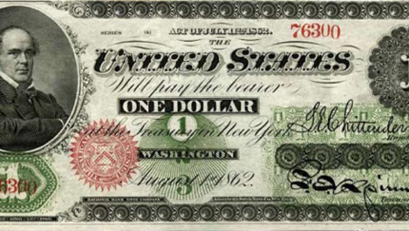 Bilet legal de un dolar, emis în 1862