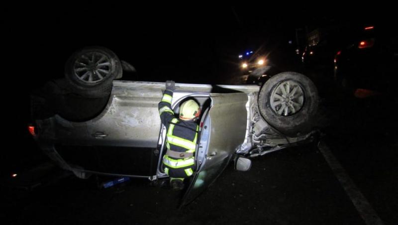 Un șofer a produs un accident teribil, în noaptea de Revelion