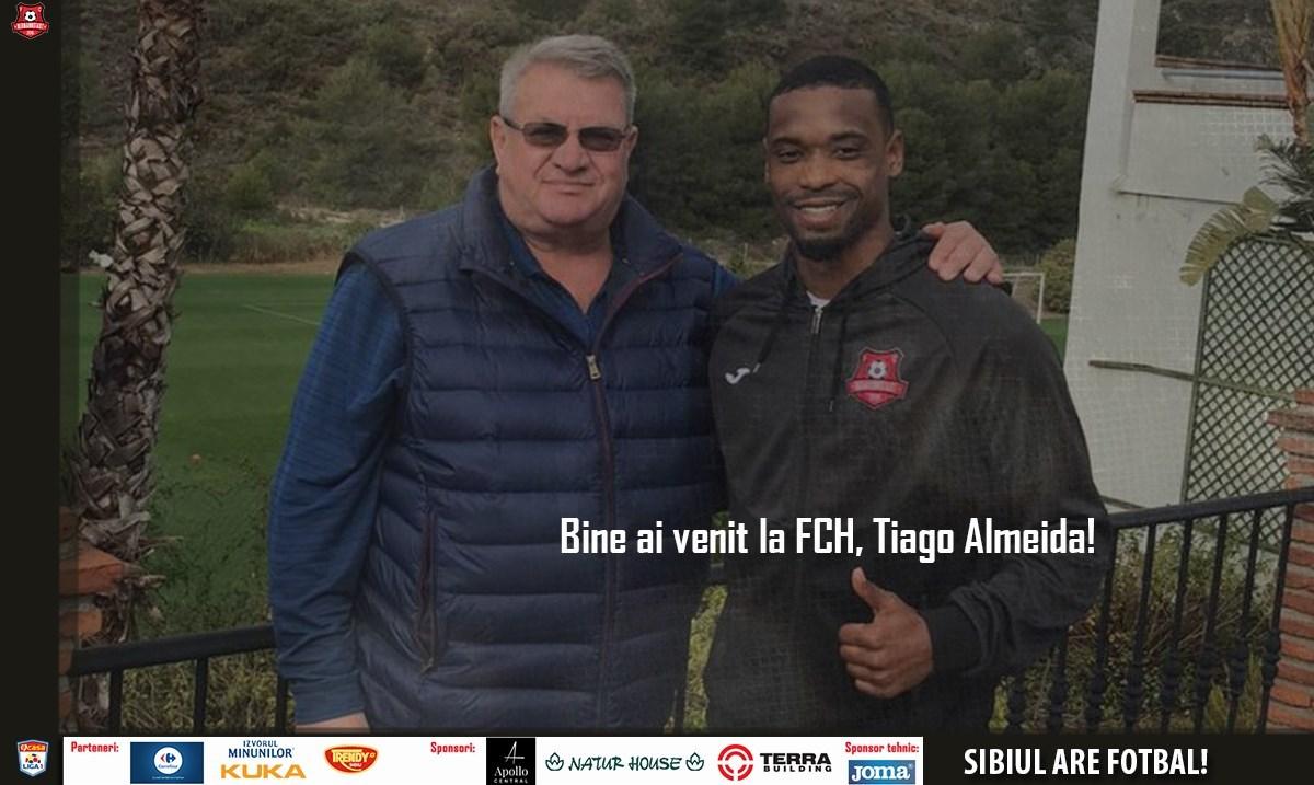 Fundaşul dreapta Tiago Almeida, la FC Hermannstadt