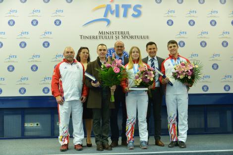 Sportivii medaliaţi la JOT Lausanne 2020 au fost premiaţi de ministrulTineretului şi Sportului