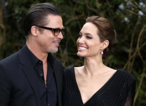 Angelina Jolie şi Brad Pitt se lansează în producţia de şampanie roze în Franţa