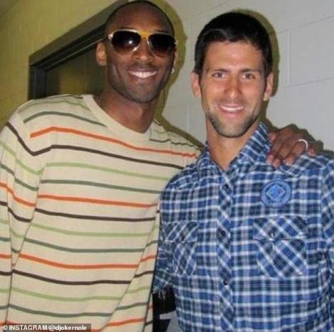 Novak Djokovici, în lacrimi despre Kobe Bryant: A fost mentorul şi prietenul meu
