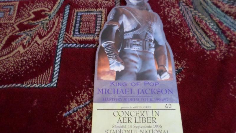 Bilet la concertul Michael Jackson din România, 1996
