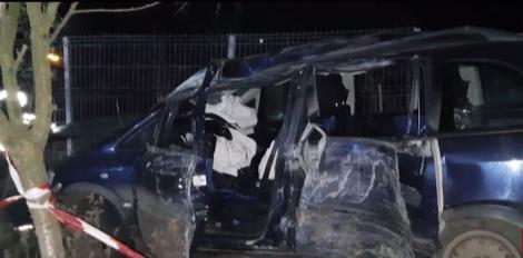 Accident mortal în Giurgiu! Trei copii au rămas fără mamă după un accident cumplit cu mașina - VIDEO