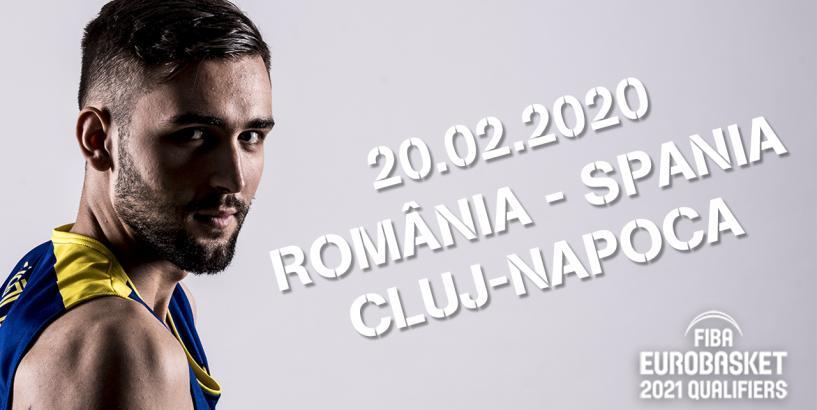 Bilete cu preţuri &icirc;ntre 10-25 de lei la meciul de baschet cu campioana mondială Spania, &icirc;n preliminariile EuroBasket 2021