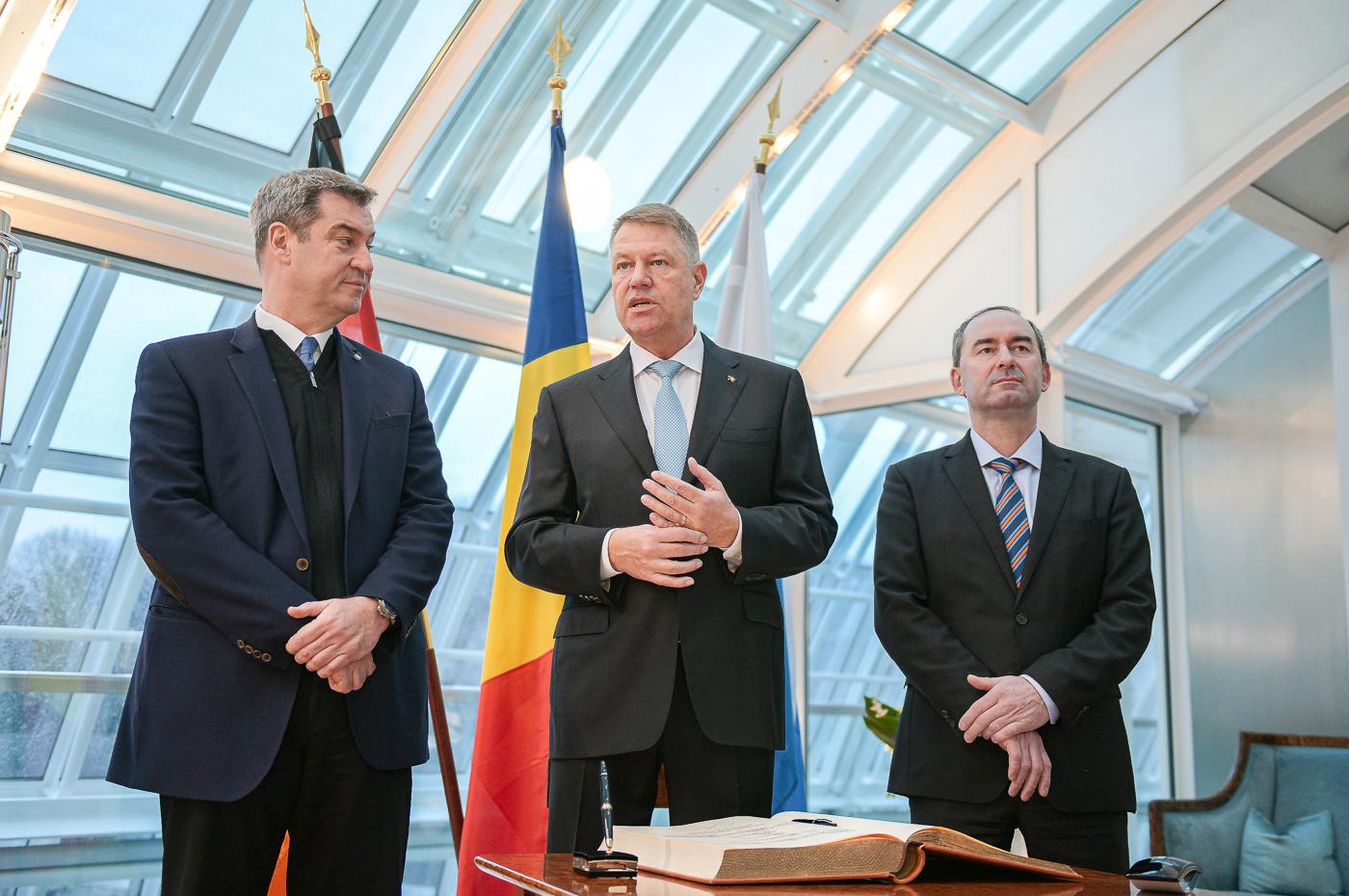 Iohannis: Va exista o reuniune a comisiei mixte Rom&acirc;nia-Bavaria şi lucrul acesta este foarte important nu doar pentru relaţiile politice, ci, bine&icirc;nţeles, şi pentru relaţiile economice