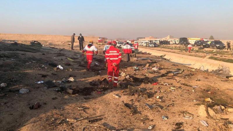 Avion prăbușit în Iran