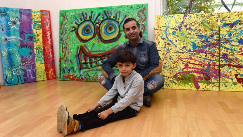 Mikail Akar este supranumit și „mini Picasso”