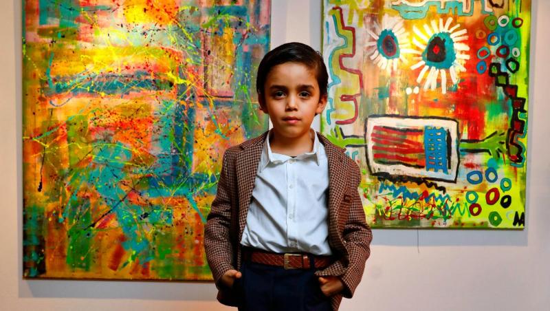Mikail Akar este supranumit și „mini Picasso”