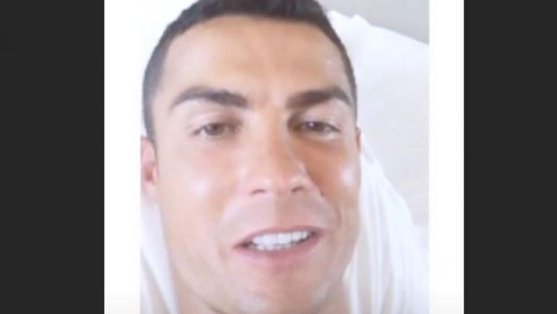 Cristiano Ronaldo, prima imagine cu el după ce a luat coronavirus