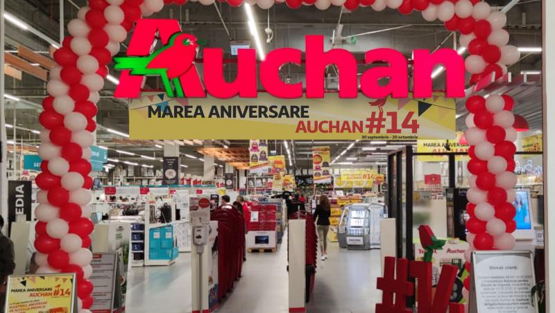 Marea Aniversare Auchan aduce mii de premii și surprize pentru clienți