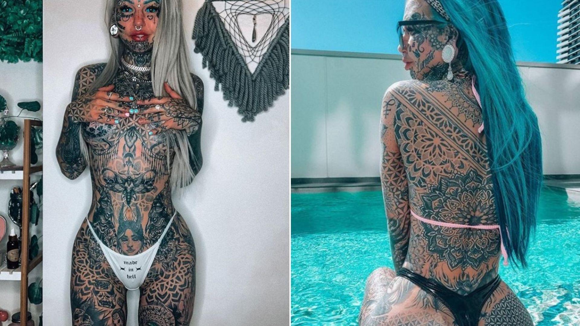 Amber Luke, poreclită "Fata Dragon" după ce a investit 120.000 de dolari că să-și transforme &icirc;nfățișarea. Cum arăta &icirc;nainte