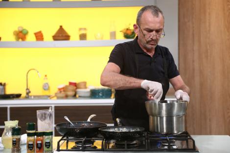 Ștefan Pascal a făcut spectacol la „Chefi la cuțite”! „Munca din bucătărie e mai grea decât cea pe șantier”