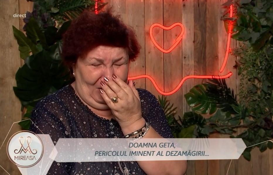 Doamna Geta de la Mireasă, supărare fără margini. Reacția mamei lui Cătălin după aflare veștii că Nicole este căsătorită