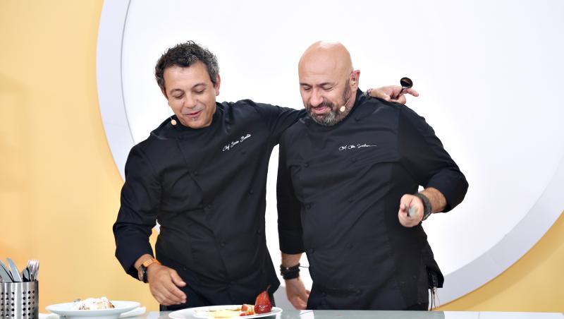 Sorin Bontea și Cătălin Scărlătescu, jurați ai emisiunii „Chefi la cuțite”