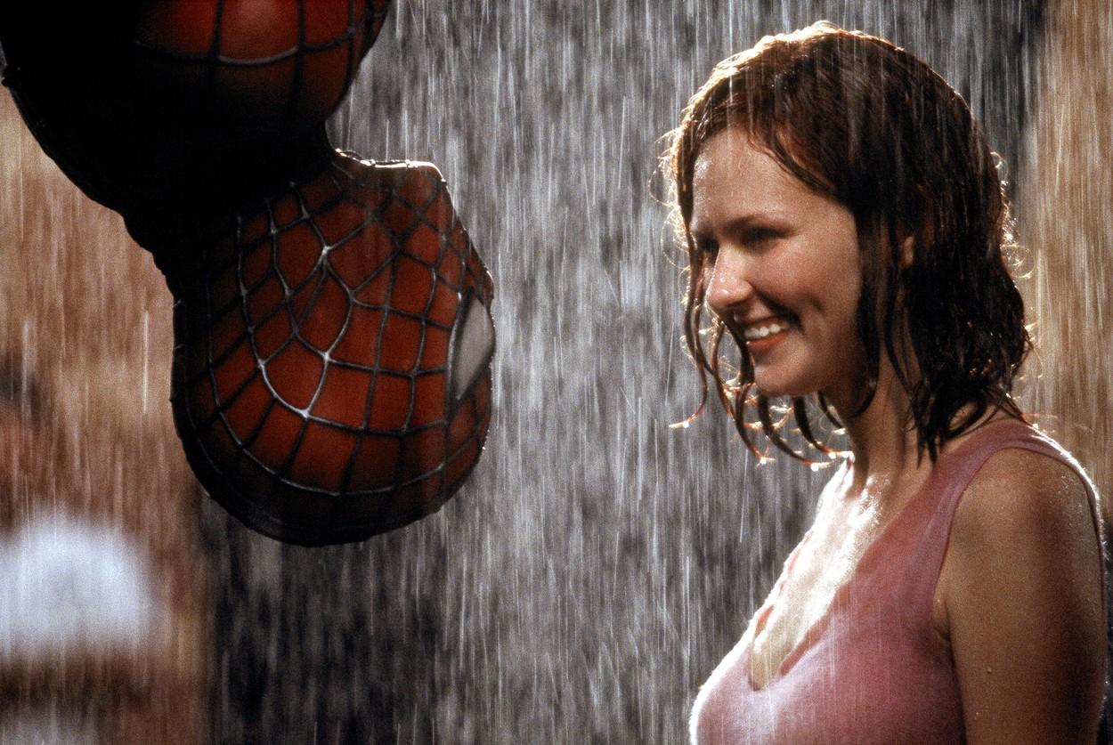 Scena celebrului sărut din ''Spiderman''