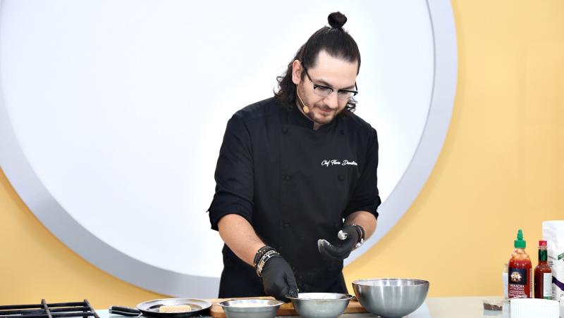Florin Dumitrescu în sezonul 8 al emisiunii „Chefi la cuțite”